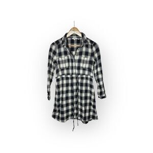 FATFACE UK Plaid Waist Cinch Dress Size 8